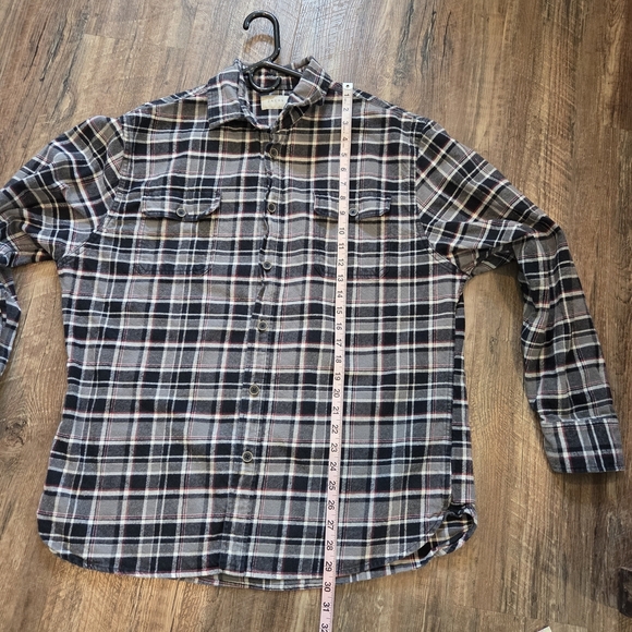 JACHS Men's Cotton Plaid Flannel Button Down Shirt Size XL - Picture 9 of 11